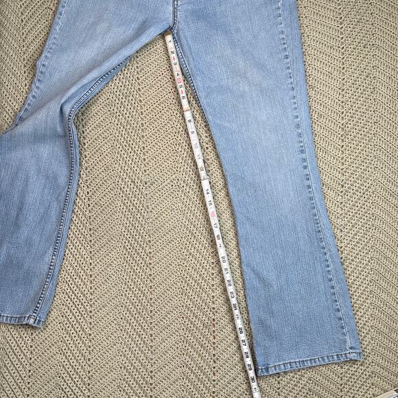 Y2K 2000s Vintage Levi’s Low Rise Stretch Flared Bootcut Jeans - Size 12 - Picture 6 of 10